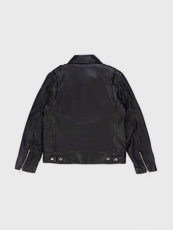 GARRETT leather biker jacket - 2