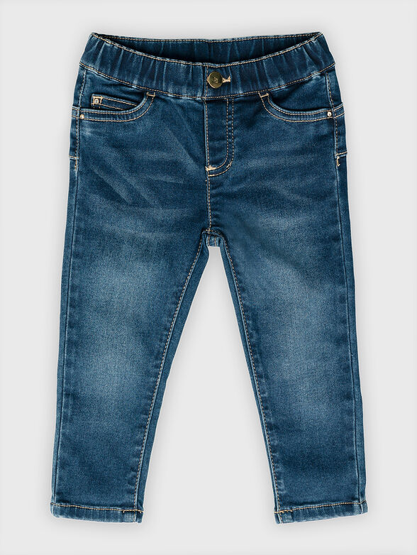 Jeans with elastic waist - 1