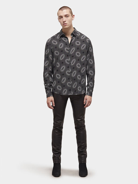 Shirt with monogram print - 2