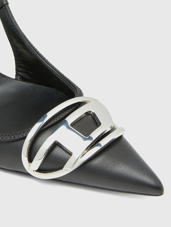 D-VENUS leather slingback pumps - 4