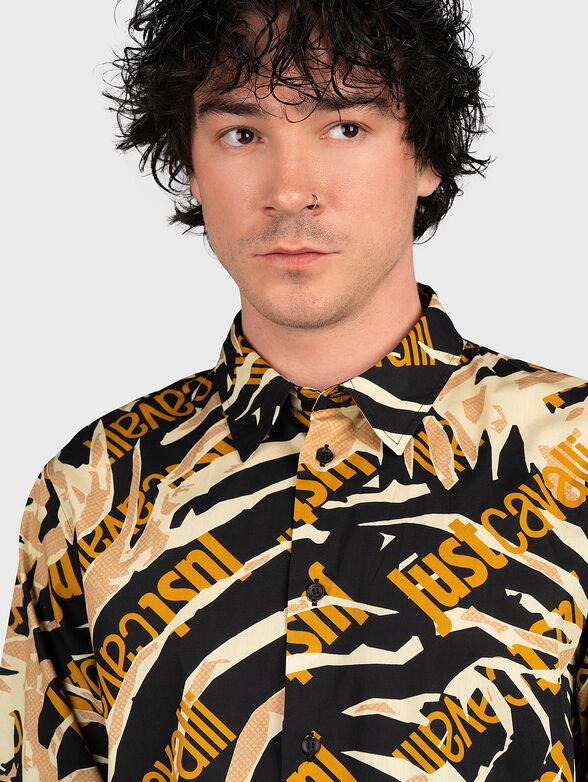 Shirt with logo print - 4