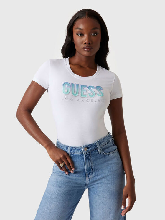 Slim T-shirt with logo - 1