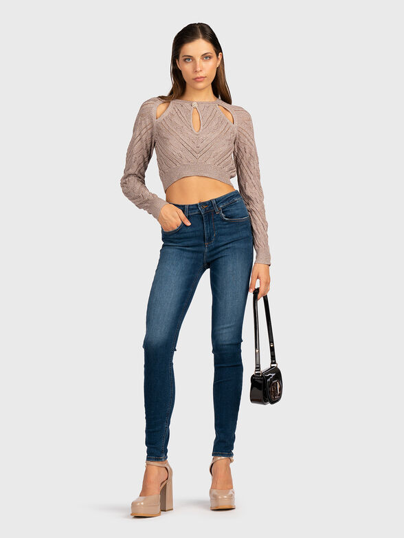 Dark brown bag with logo accent - 2