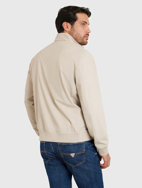 Light gray slim fit jacket - 3