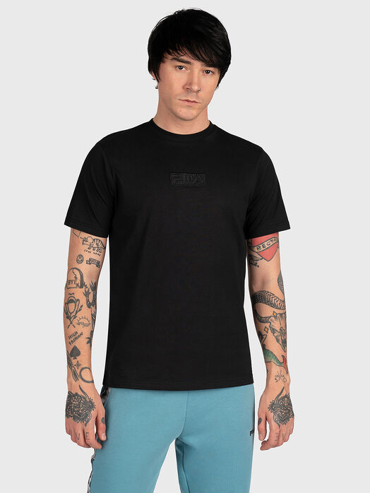 BELSH black T-shirt with logo lettering