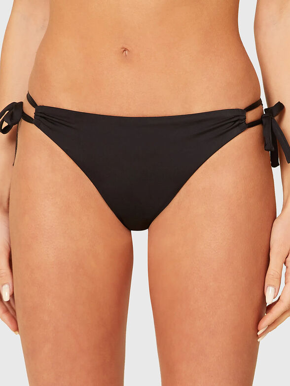 ESSENTIALS swimsuit bottom with accent lacing - 1