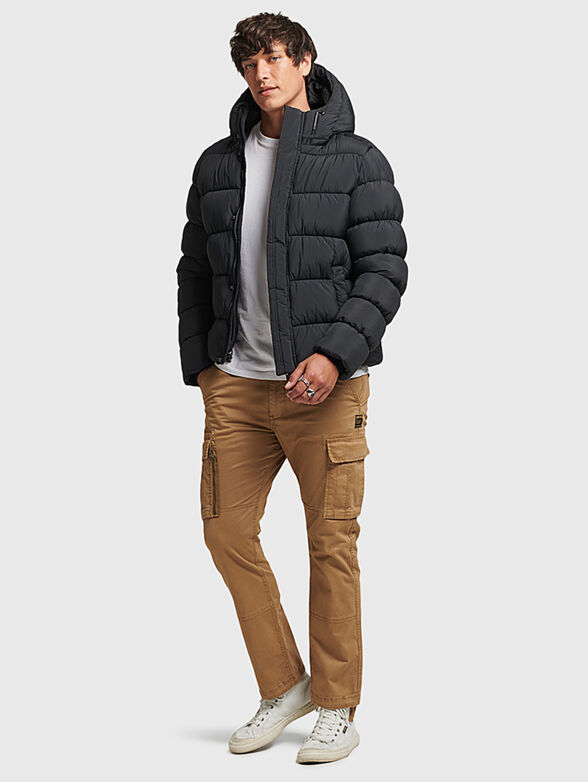 Padded jacket with hood - 6