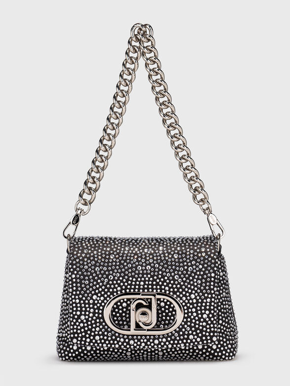 Crossbody bag with rhinestones - 1