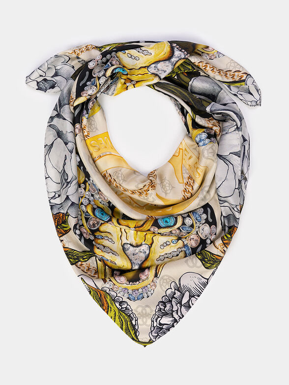 Foulard with logo details - 2