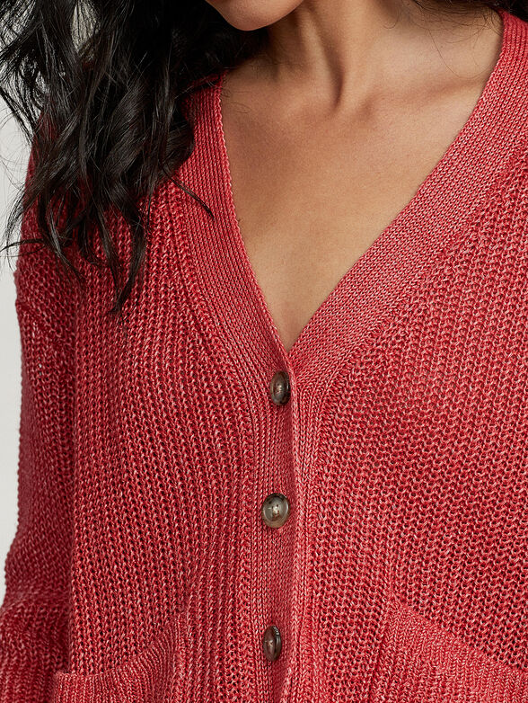 Cardigan with buttons - 4