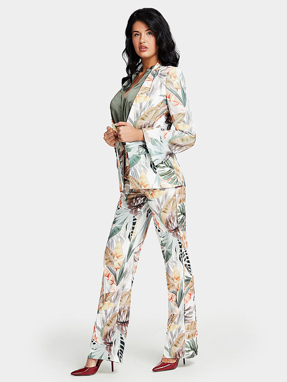 REINA Blazer with floral print - 3
