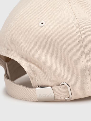 Beige baseball cap with logo - 5