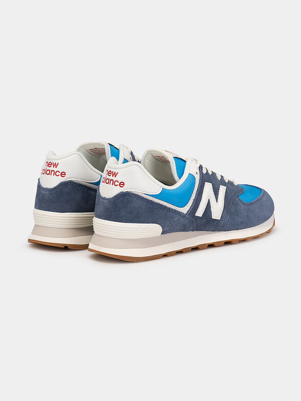 574 blue sneakers - 3