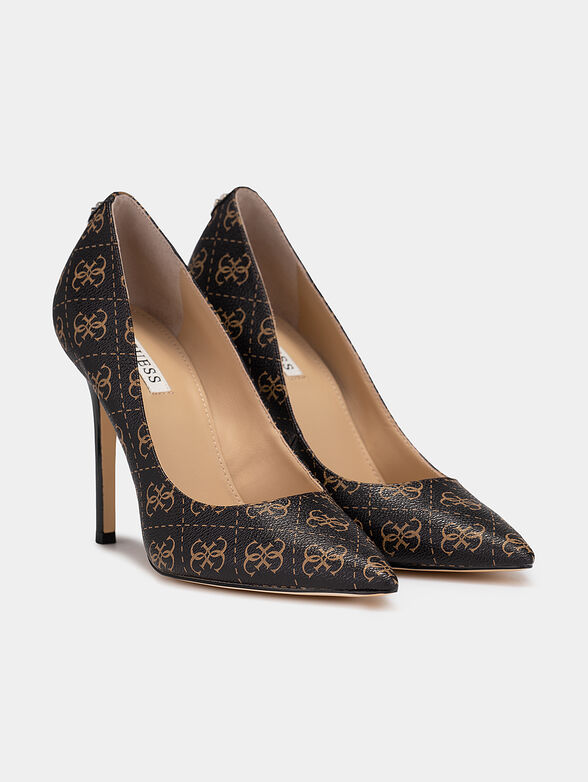 Court shoe with logo print - 2