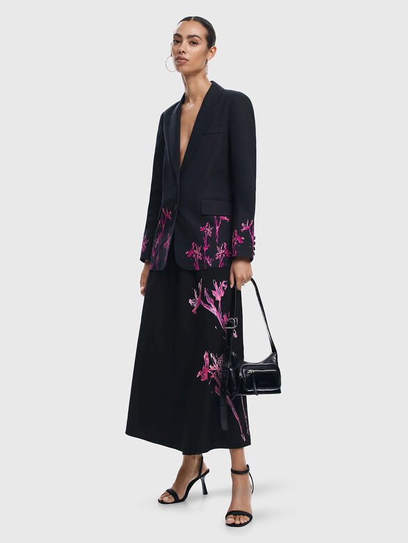 LIRIOS blazer with print - 1