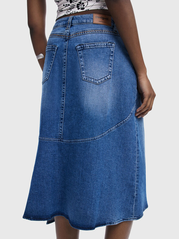 LAUGI denim midi skirt - 4