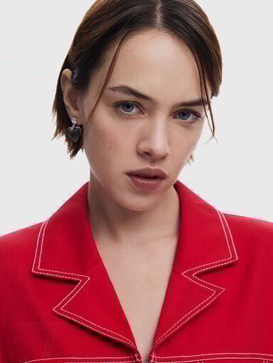 Transition jacket with accent stitching - 4