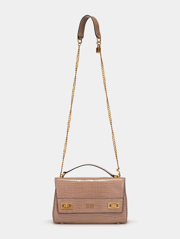 KATEY crossbody bag with croco texture - 2