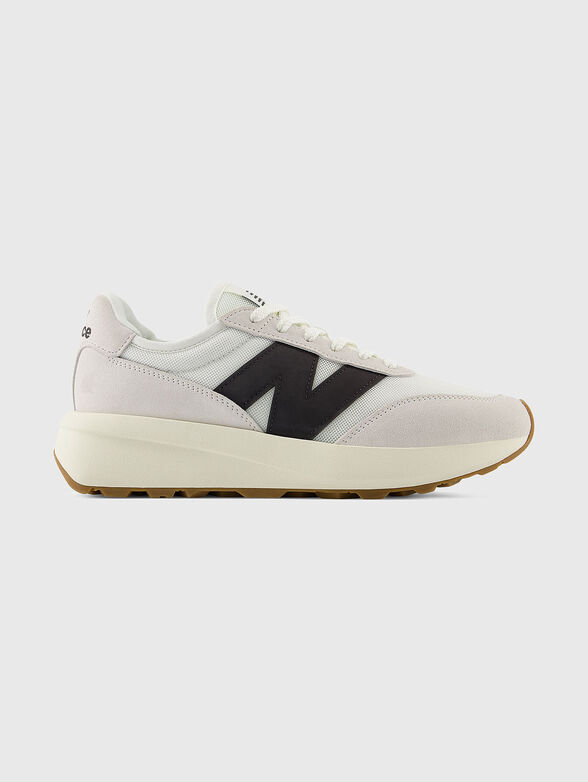 370 textile and suede sneakers - 1