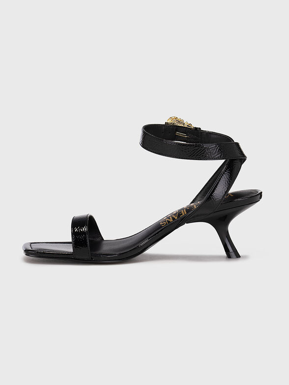 FIONA black heeled sandals - 4