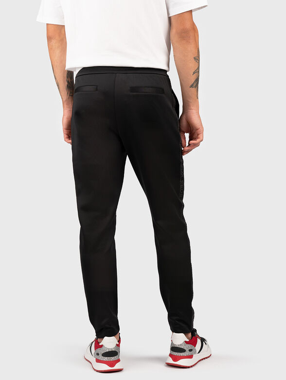 Sports trousers with logo edge - 1