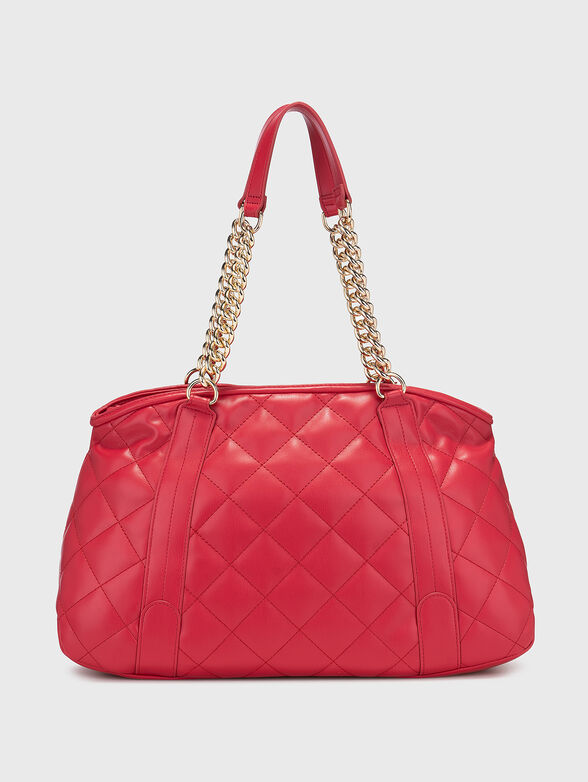 Large bag with capped effect in beige - 3