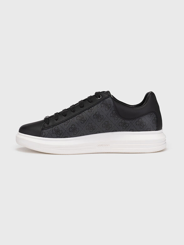 VIBO grey sports shoes with logo print - 4