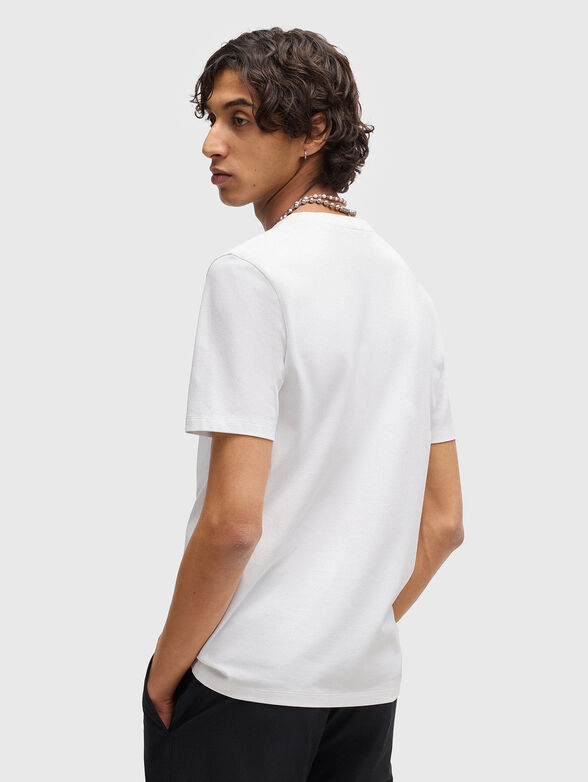 Black cotton T-shirt - 3