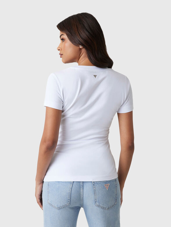 FLOWER T-shirt with triangular logo accent - 2
