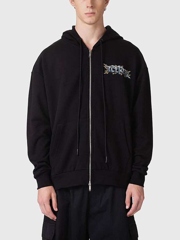 Sweatshirt with print on the back - 0