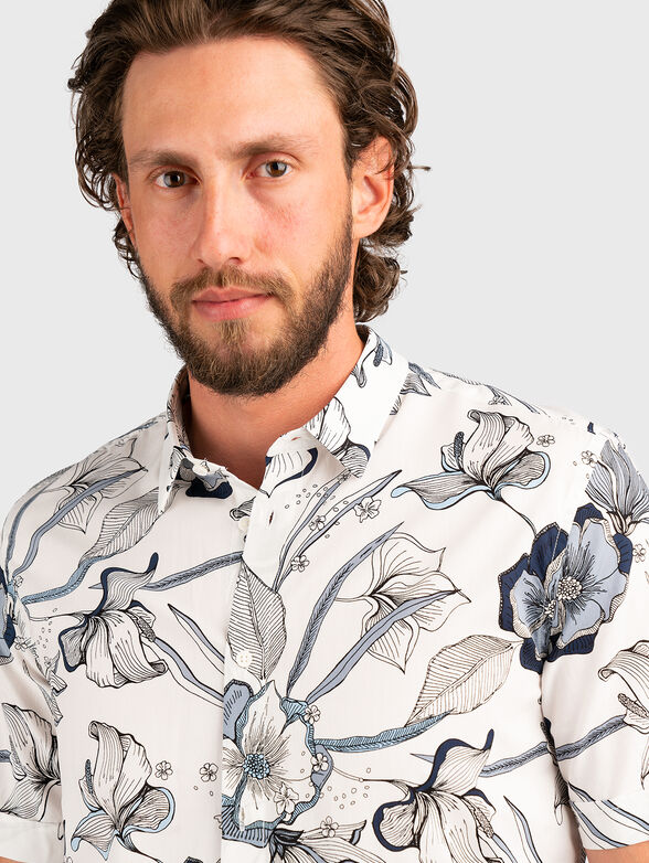 BARCELONA shirt with floral print - 4