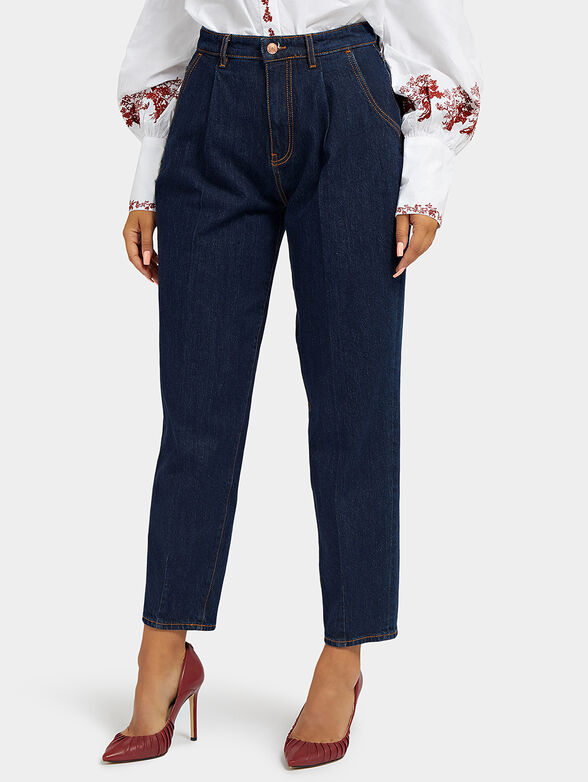 ANDREA BARREL blue jeans - 1