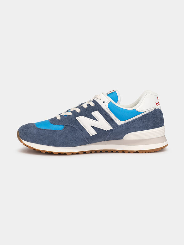 574 blue sneakers - 4