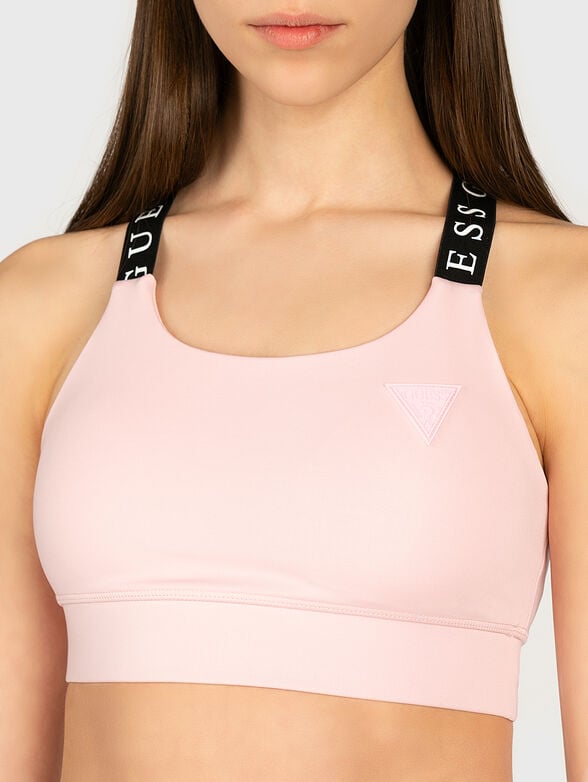Sports bra in pink color - 2