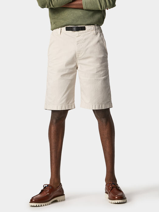 OWEN cotton shorts in green color