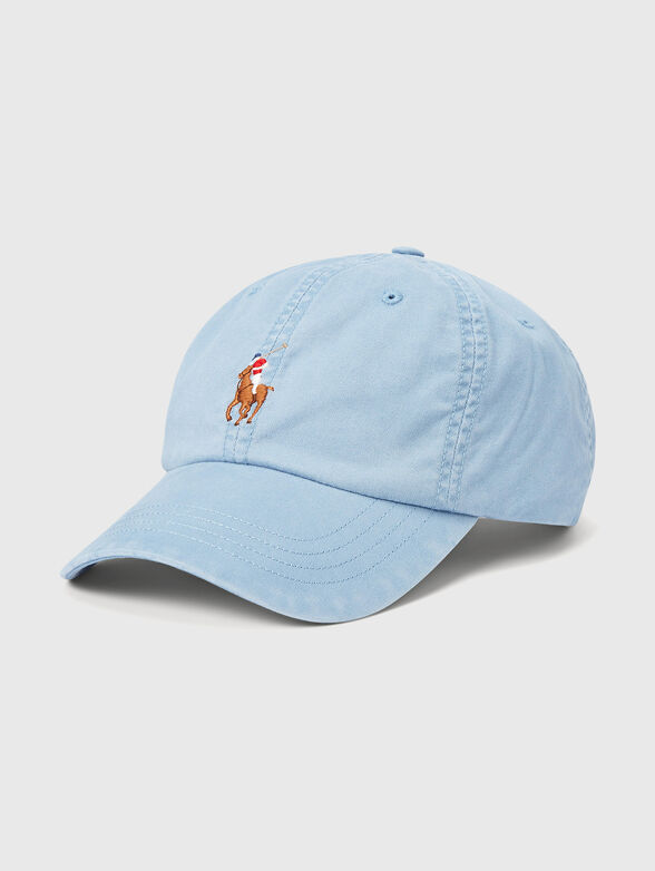 Cap with multicolour logo embroidery - 0