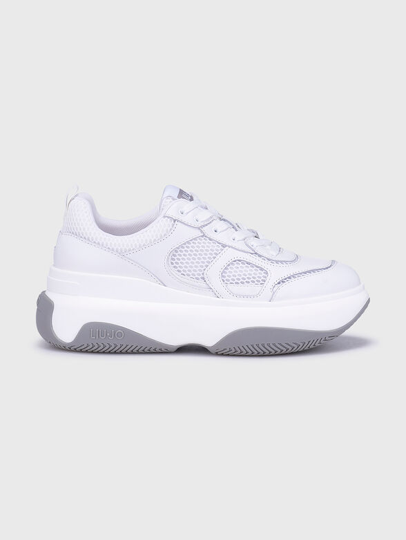 Sports shoes in black color - 1