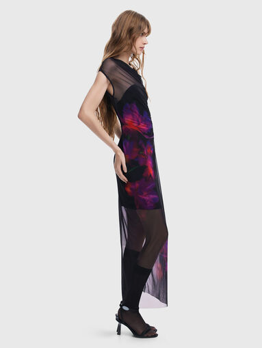 Sleeveless floral print dress - 2