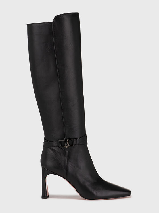 BELLA 02 leather black boots  - 1