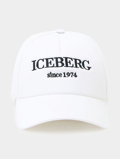 Pink hat with visor and logo embroidery - 4
