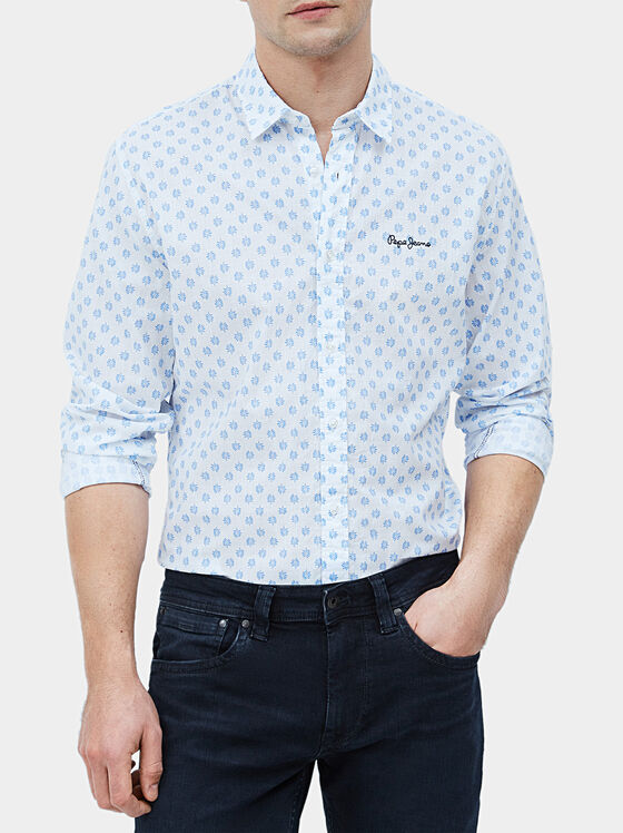 PETER Shirt with floral motifs - 1