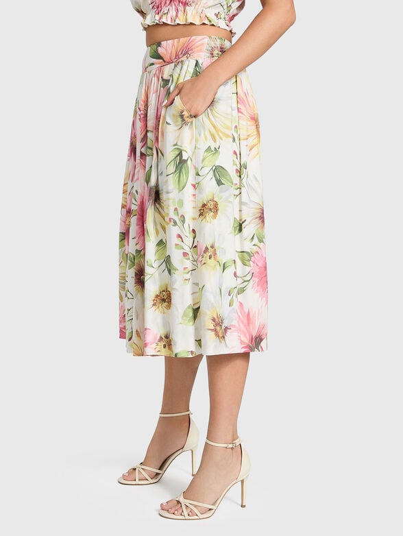 ELODIE high waisted midi skirt - 2