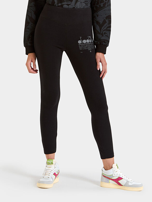 MANIFESTO sports leggings in black - 1