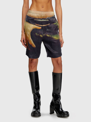 PR-P-TOLL-SHO-SS unisex viscose blend shorts  - 4