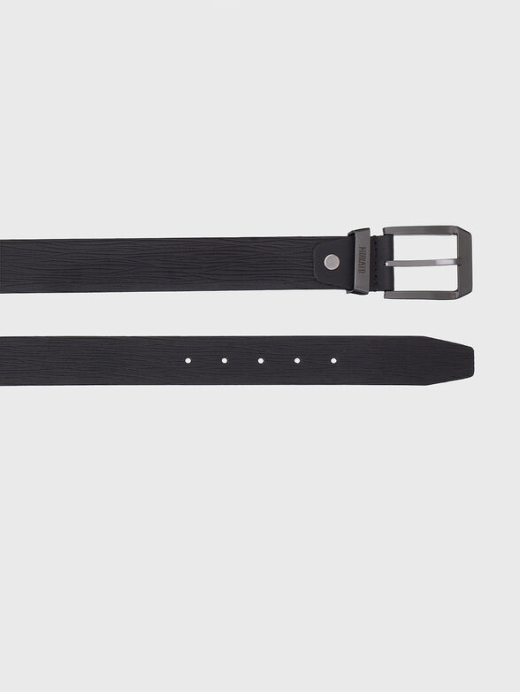 Textured leather belt  - 1