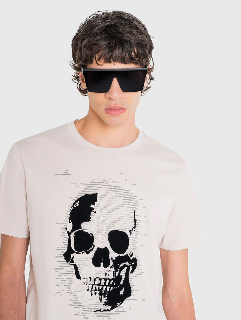 T-shirt with contrasting print - 3