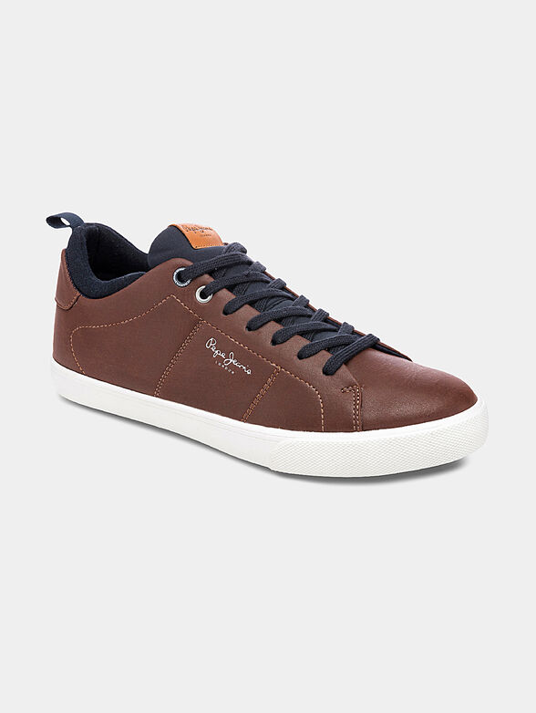 MARTON Black sneakers with logo inscription - 2