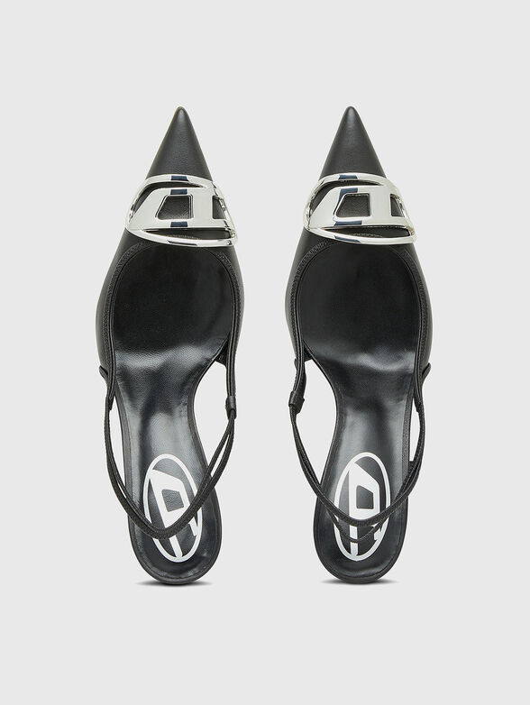 D-VENUS leather slingback pumps - 3