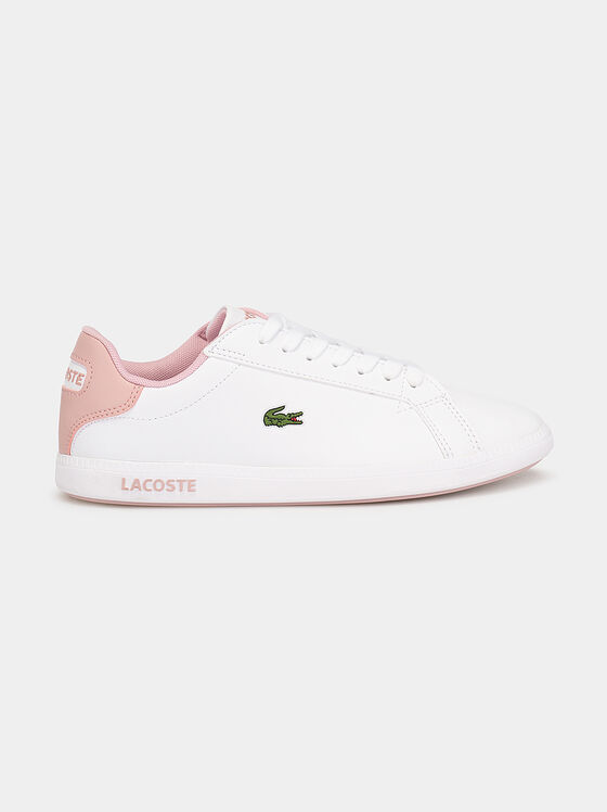 Αθλητικά παπούτσια GRADUATE 0721 με ροζ μοτίβα - 1