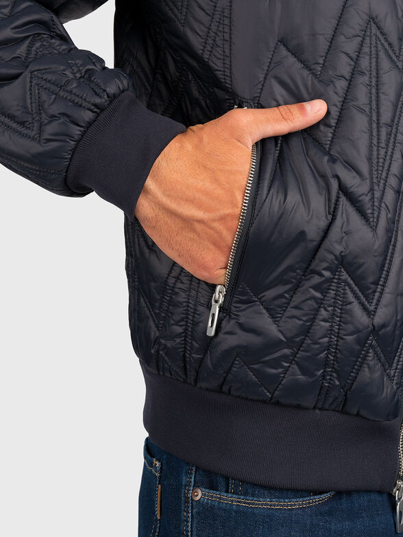 Bomber jacket with quilted effect - 5